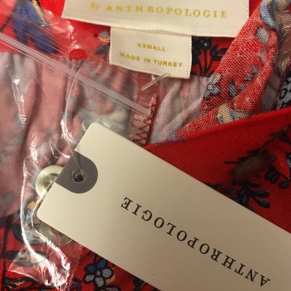 Anthropologie NWT Lightweight Top Shirt Tunic XS/S - Picture 3 of 6
